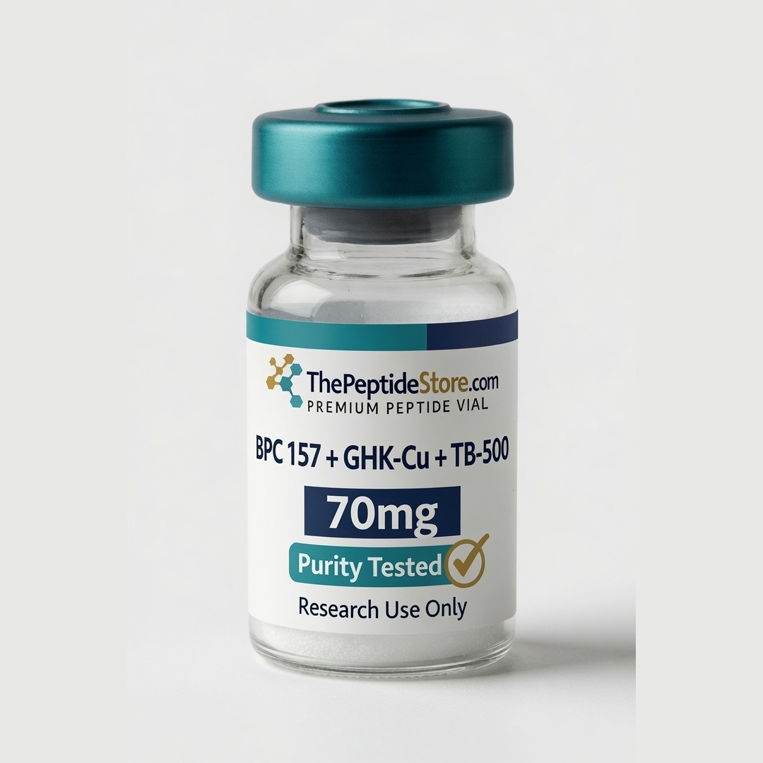 GLOW Blend (GHK-Cu · BPC-157 · TB-500) (70mg)